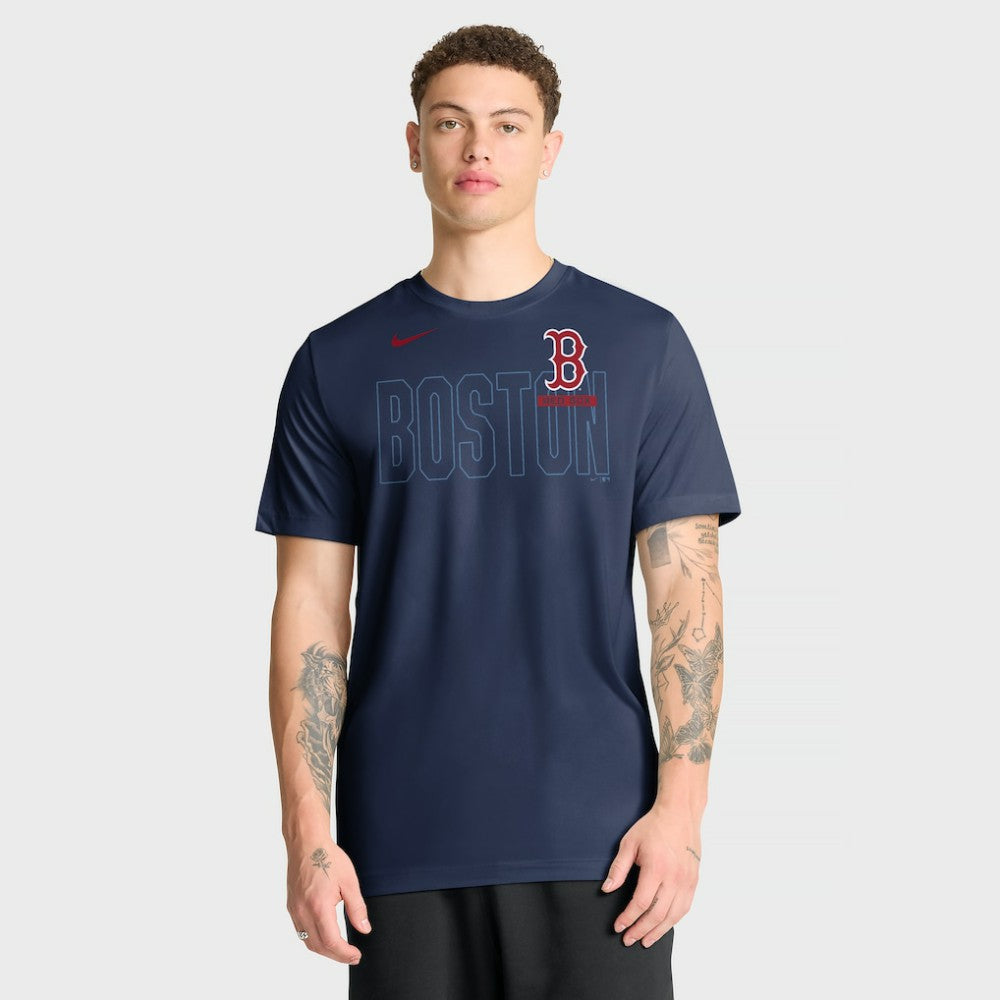 Boston Red Sox Knockout Team Legend Dri-FIT T-Shirt Navy