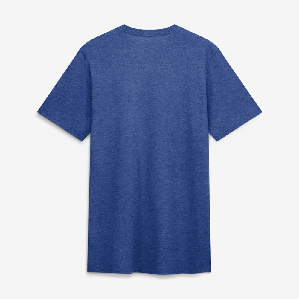 Los Angeles Dodgers Stacked Tri-Blend T-Shirt Heather Royal