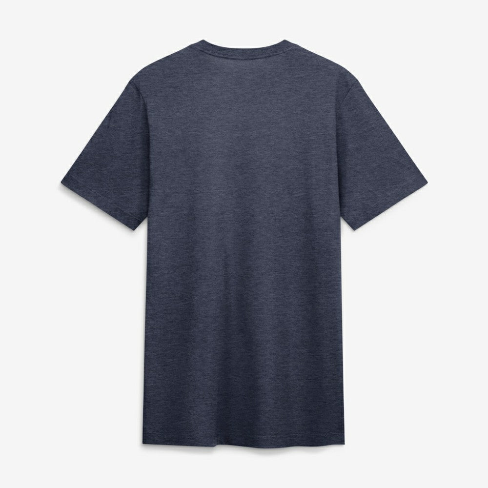Houston Astros Stacked Tri-Blend T-Shirt Heather Navy