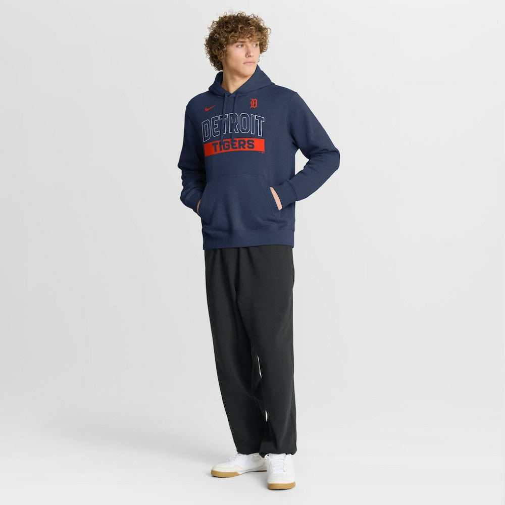 Detroit Tigers Primetime Club Hoodie Navy
