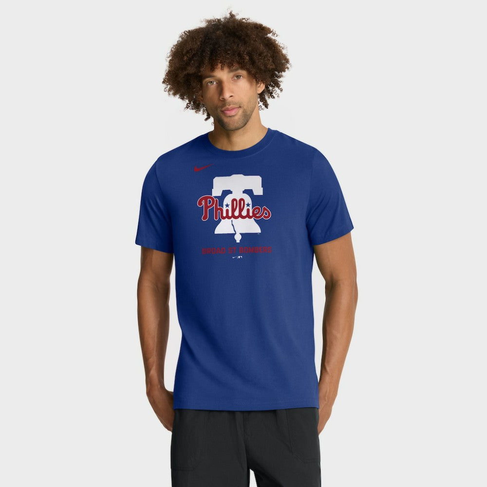 Philadelphia Phillies Tri-Blend Logo T-Shirt Royal