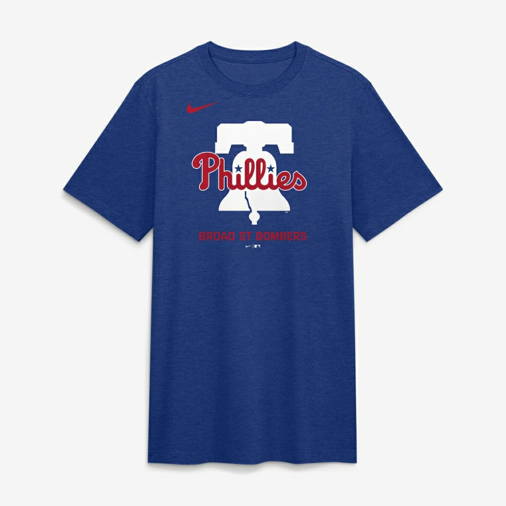 Philadelphia Phillies Tri-Blend Logo T-Shirt Royal