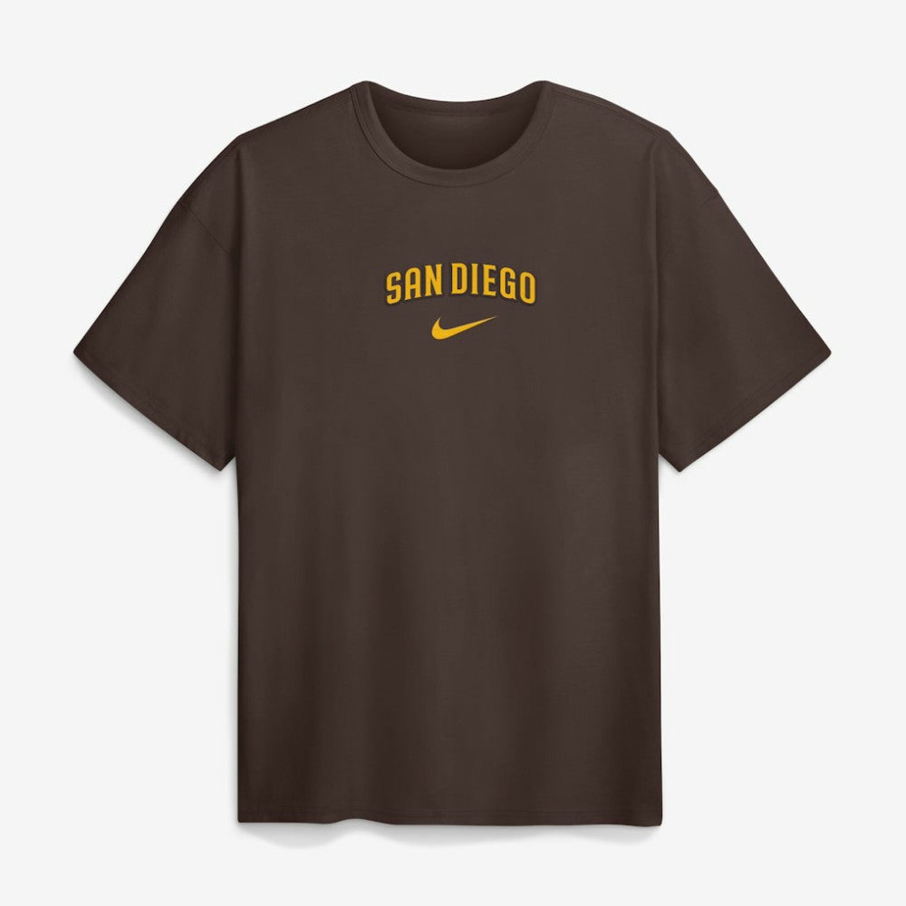 San Diego Padres City Name Max 90 T-Shirt Brown