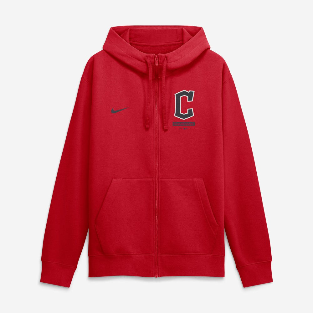 Cleveland Guardians Primetime Lockup Full-Zip Hoodie Red