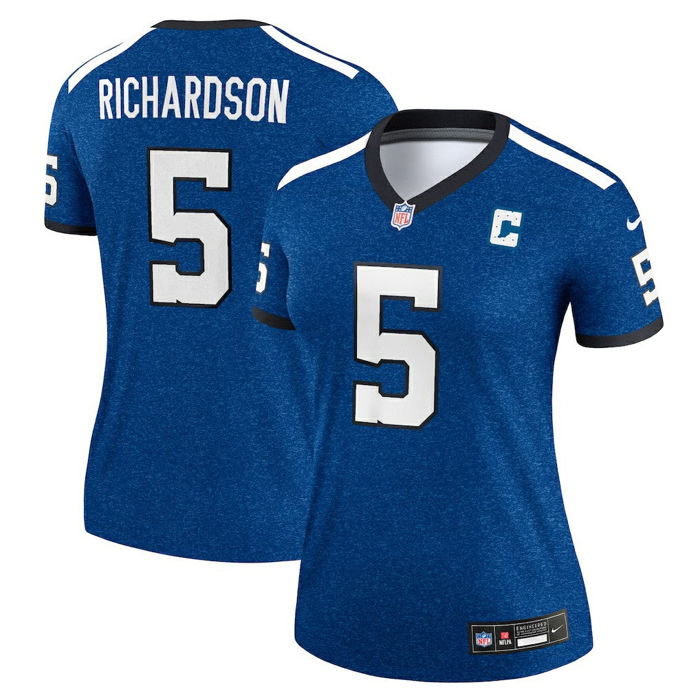 Anthony Richardson Indianapolis Colts Women's Alternate Legend Player Performance Top - Royal for sale