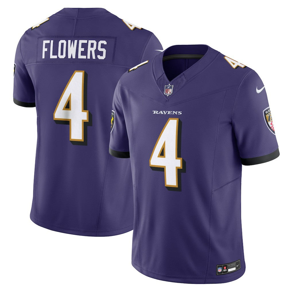 Zay Flowers Baltimore Ravens Vapor F.U.S.E. Limited Jersey - Purple on sale