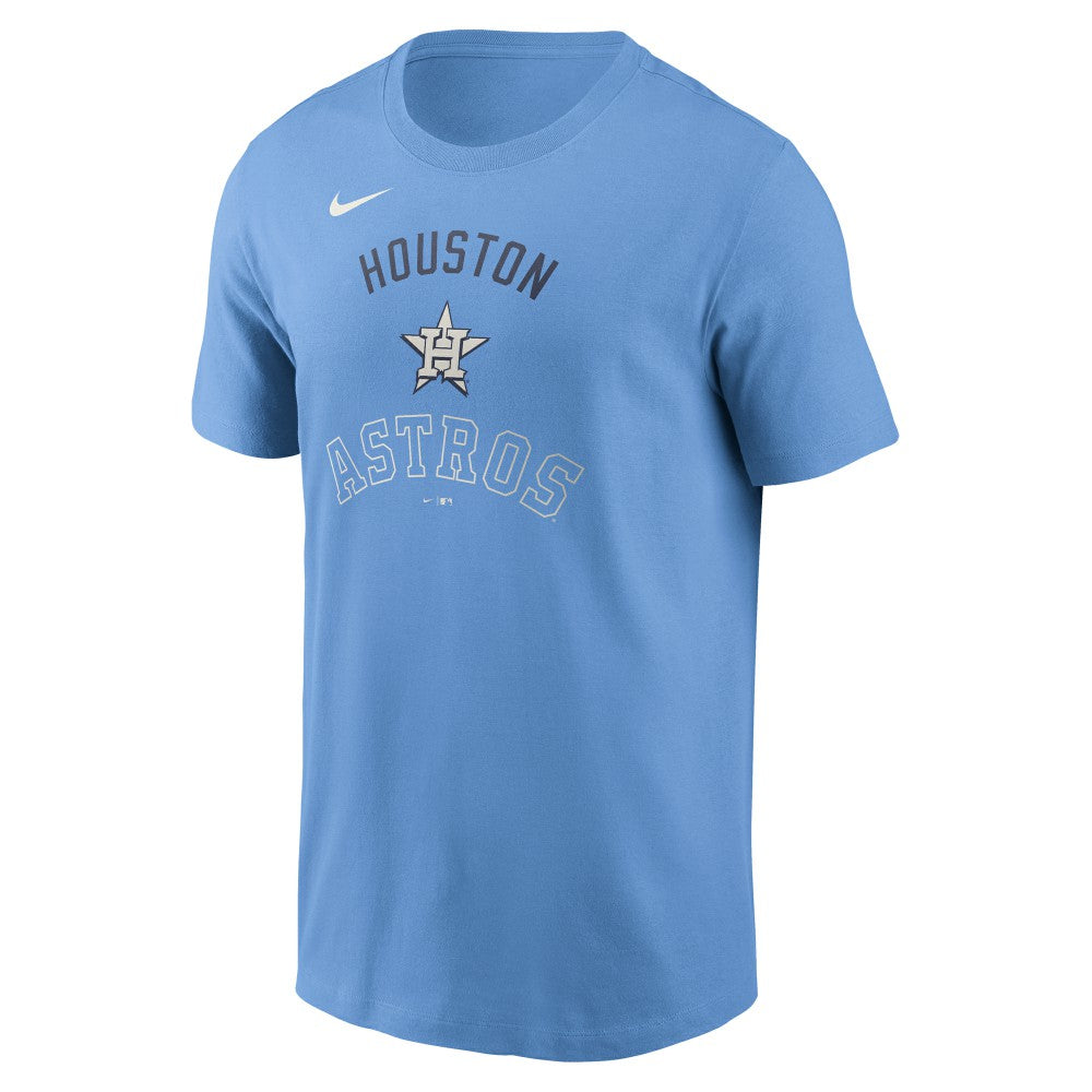 Houston Astros Early Innings Stack T-Shirt Light Blue