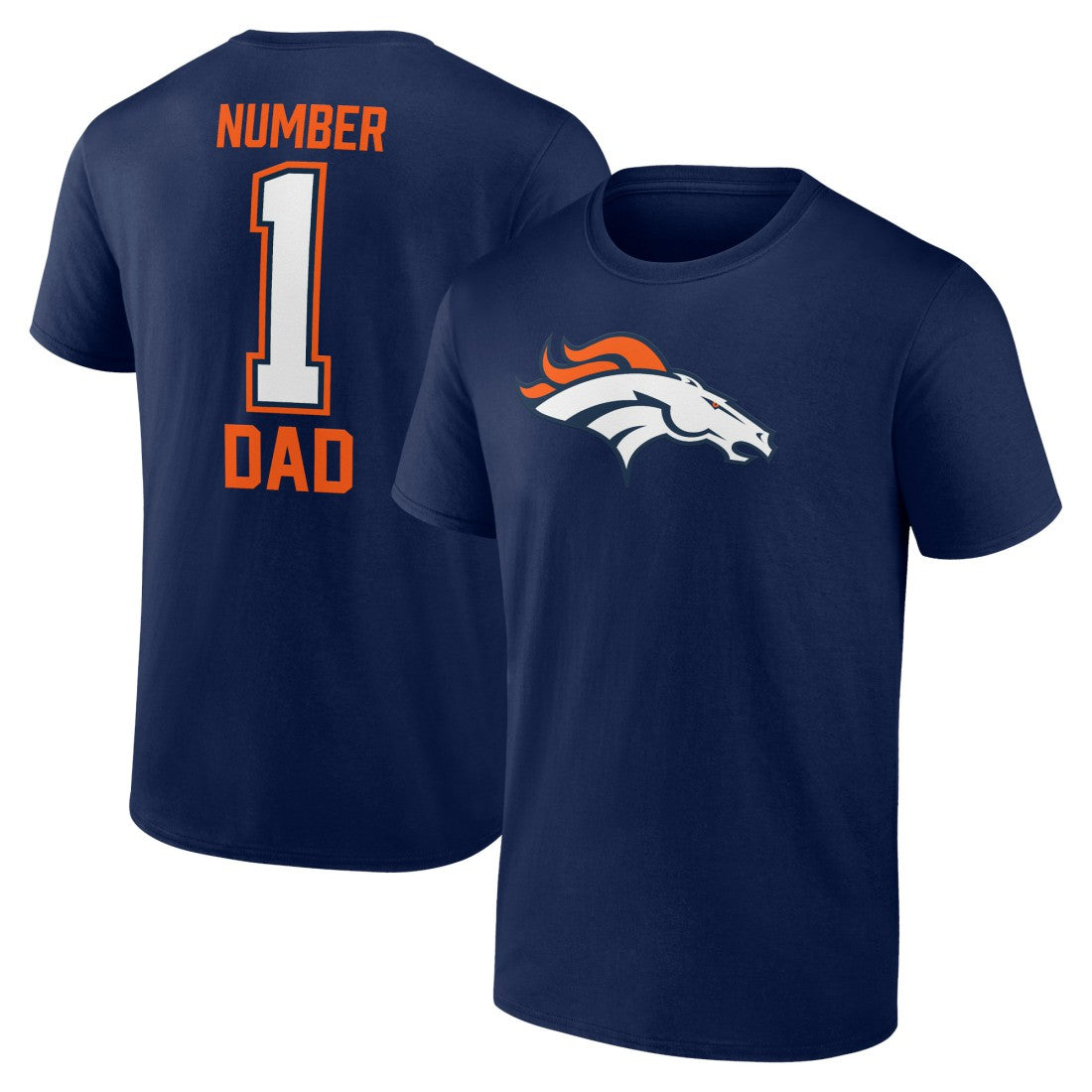 Denver Broncos Father's Day T-Shirt - Navy discount