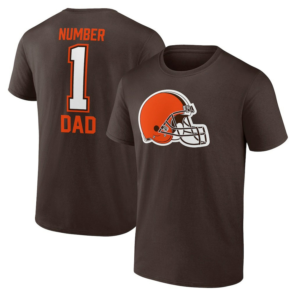 Cleveland Browns Father's Day T-Shirt - Brown cheap