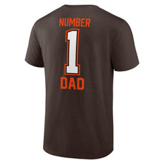 Cleveland Browns Father's Day T-Shirt - Brown cheap