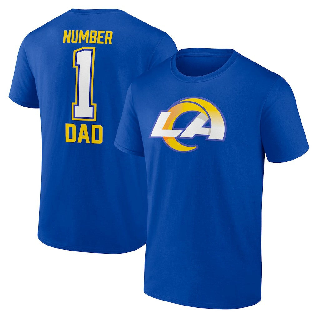 Los Angeles Rams Father's Day T-Shirt - Royal on sale