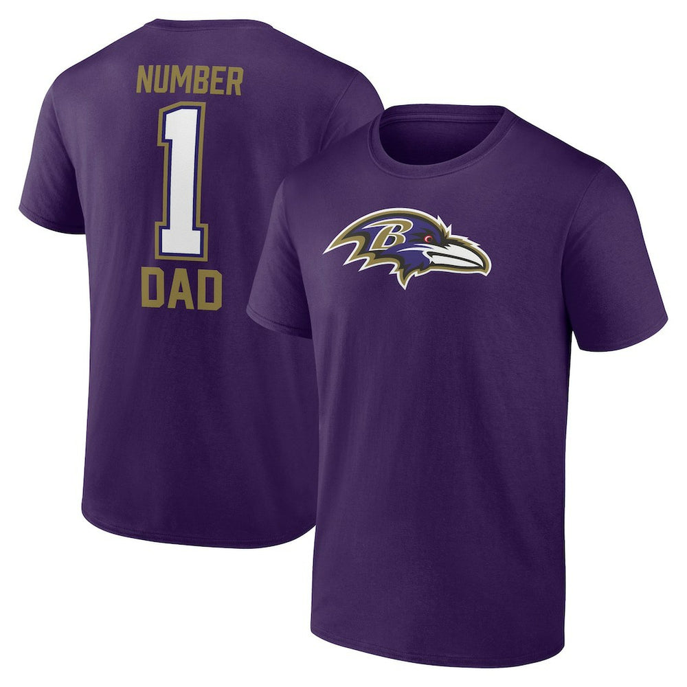 Baltimore Ravens Father's Day T-Shirt - Purple discount