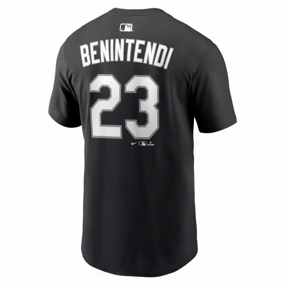 Andrew Benintendi Chicago White Sox Home Name & Number T-Shirt Black