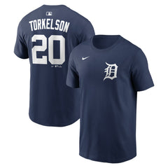 Spencer Torkelson Detroit Tigers Home Name & Number T-Shirt Navy