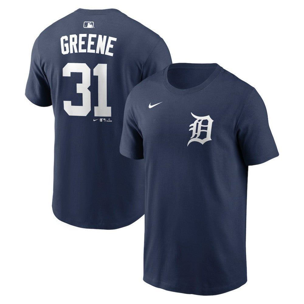 Riley Greene Detroit Tigers Home Name & Number T-Shirt Navy
