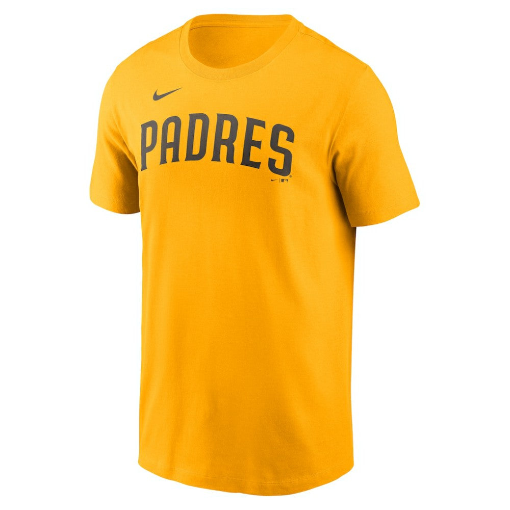 Fernando Tatis Jr. San Diego Padres Name & Number T-Shirt Gold
