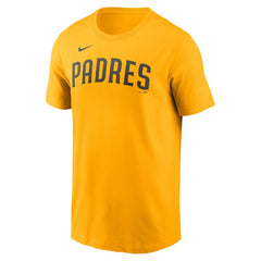Fernando Tatis Jr. San Diego Padres Name & Number T-Shirt Gold