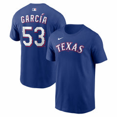 Adolis Garcia Texas Rangers Name & Number T-Shirt Royal