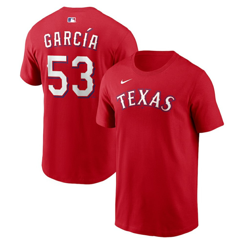 Adolis Garcia Texas Rangers  Name & Number T-Shirt Red
