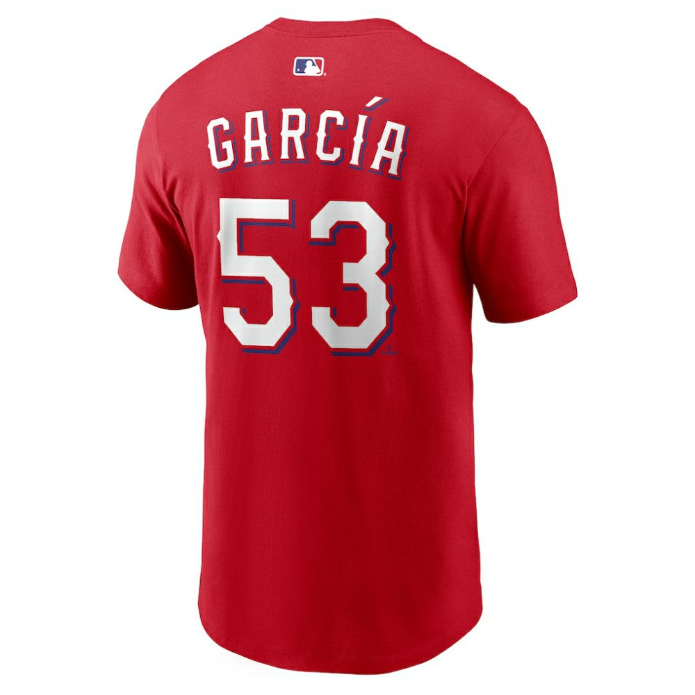 Adolis Garcia Texas Rangers  Name & Number T-Shirt Red