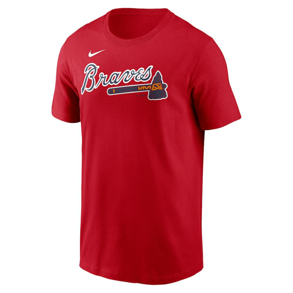 Matt Olson Atlanta Braves Home Name & Number T-Shirt Red