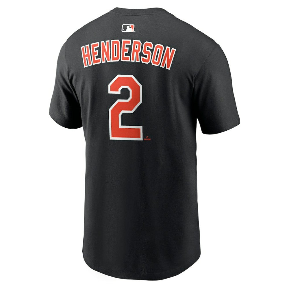 Gunnar Henderson Baltimore Orioles Name & Number T-Shirt Black