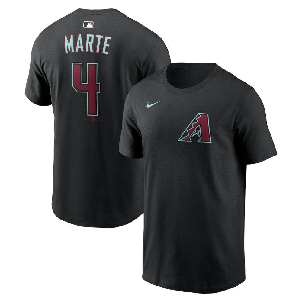 Ketel Marte Arizona Diamondbacks Name & Number T-Shirt Black