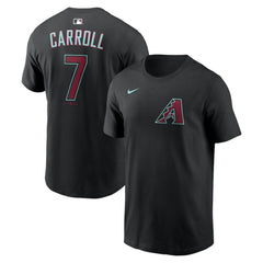 Corbin Carroll Arizona Diamondbacks Name & Number T-Shirt Black
