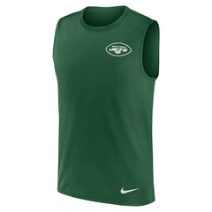 New York Jets Large Logo Lightweight Dri-FIT Muscle Tank Top - Green online