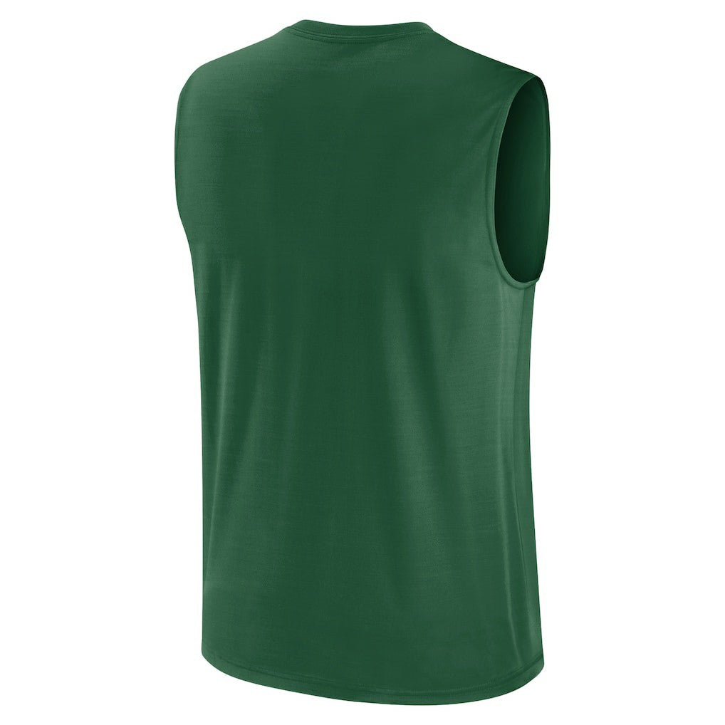 New York Jets Large Logo Lightweight Dri-FIT Muscle Tank Top - Green online