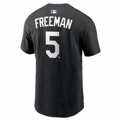 Freddie Freeman Los Angeles Dodgers Name & Number T-Shirt Black
