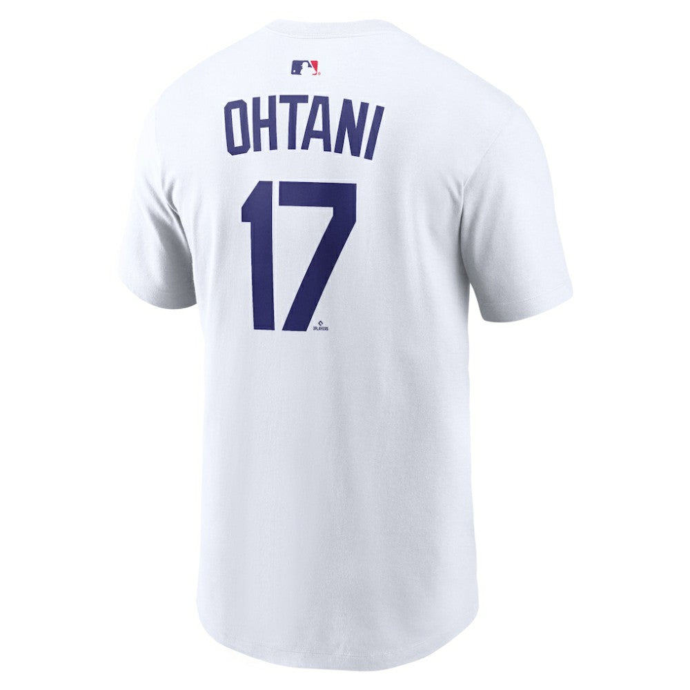 Shohei Ohtani Los Angeles Dodgers Name & Number T-Shirt White