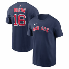 Jarren Duran Boston Red Sox Home Name & Number T-Shirt Navy