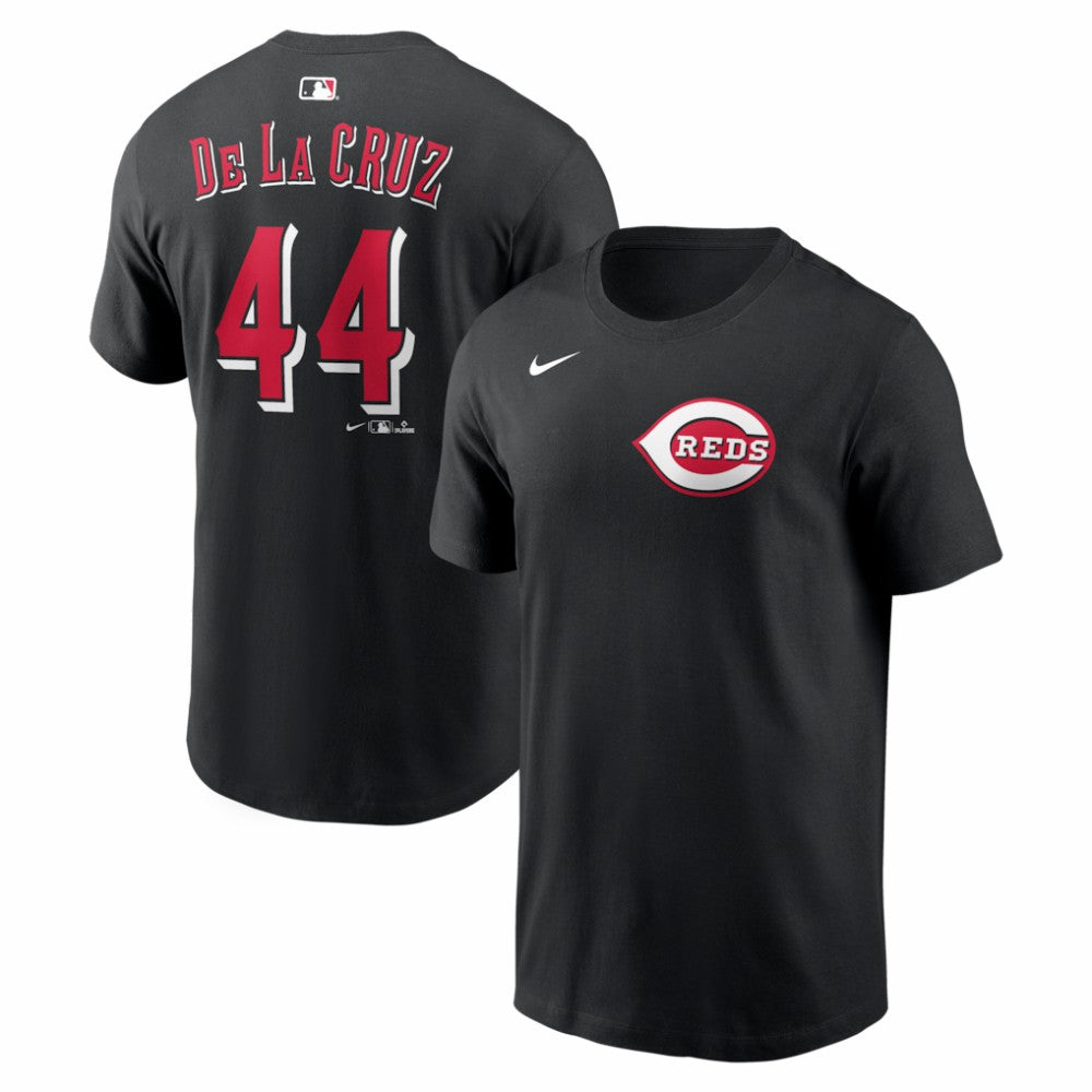 Elly De La Cruz Cincinnati Reds Name & Number T-Shirt Black