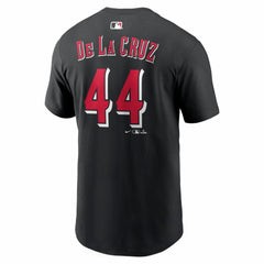 Elly De La Cruz Cincinnati Reds Name & Number T-Shirt Black