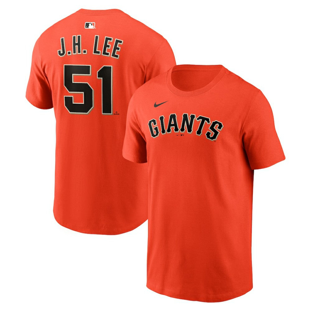Jung Hoo Lee San Francisco Giants Name & Number T-Shirt Orange