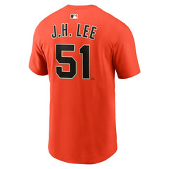 Jung Hoo Lee San Francisco Giants Name & Number T-Shirt Orange