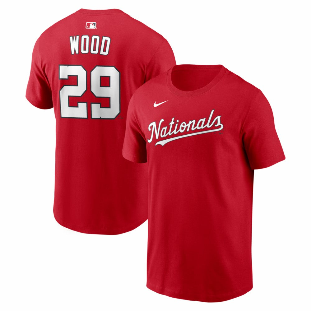 James Wood Washington Nationals Home Name & Number T-Shirt Red