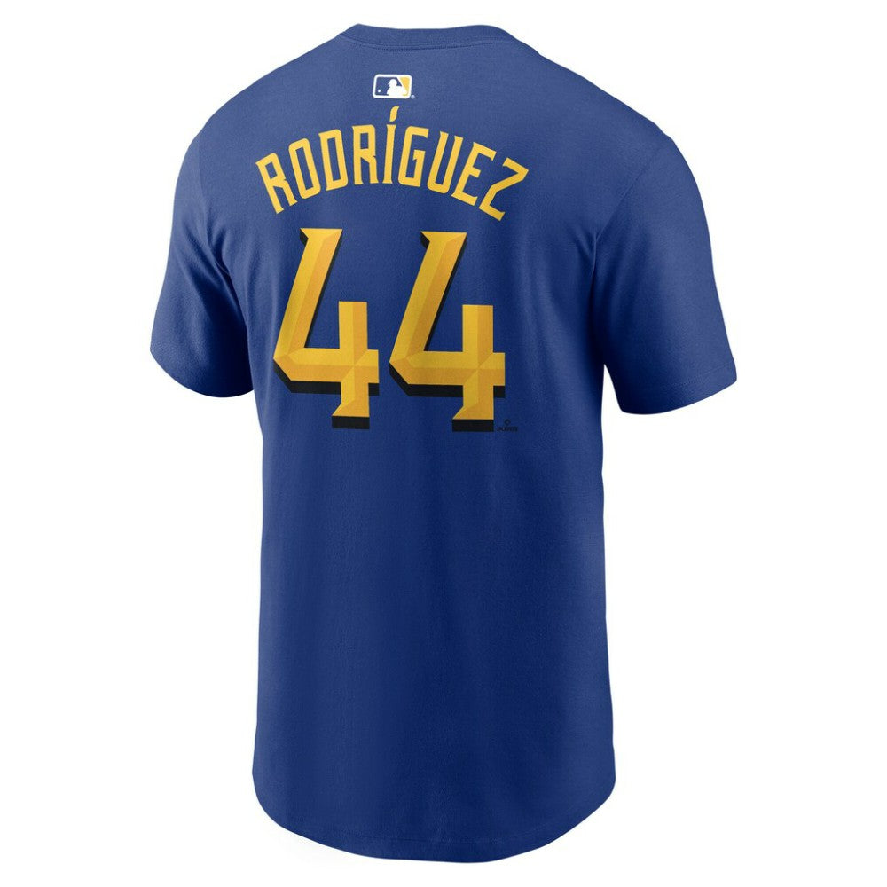 Julio Rodríguez Seattle Mariners City Connect Name & Number T-Shirt Royal