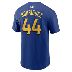 Julio Rodríguez Seattle Mariners City Connect Name & Number T-Shirt Royal