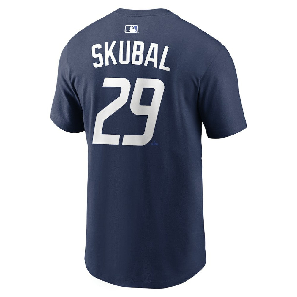 Tarik Skubal Detroit Tigers City Connect Name & Number T-Shirt Navy