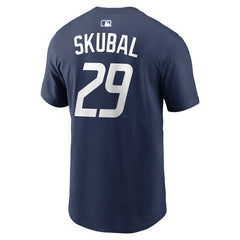 Tarik Skubal Detroit Tigers City Connect Name & Number T-Shirt Navy