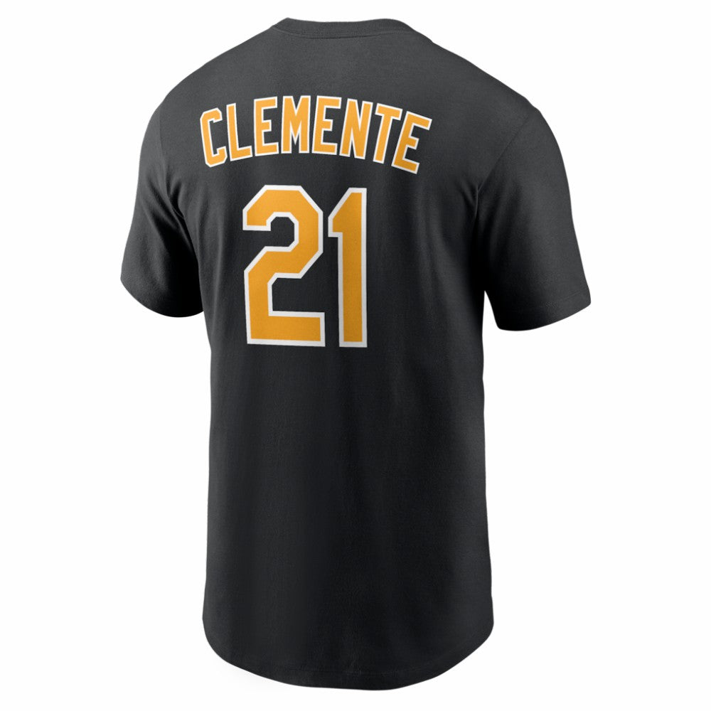 Roberto Clemente Pittsburgh Pirates Cooperstown Collection Name & Number T-Shirt Black