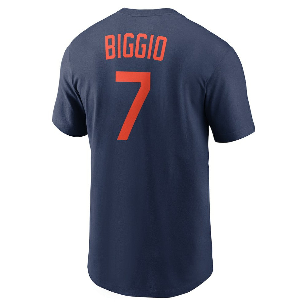 Craig Biggio Houston Astros Cooperstown Collection Name & Number T-Shirt Navy