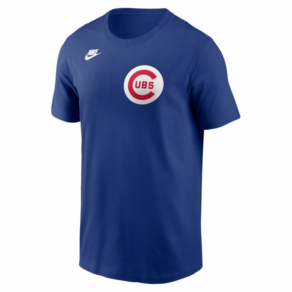 Ernie Banks Chicago Cubs Cooperstown Collection Name & Number T-Shirt Rush Blue