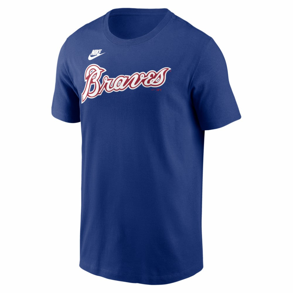 Hank Aaron Atlanta Braves Cooperstown Collection Name & Number T-Shirt Royal