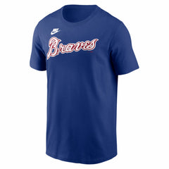 Hank Aaron Atlanta Braves Cooperstown Collection Name & Number T-Shirt Royal