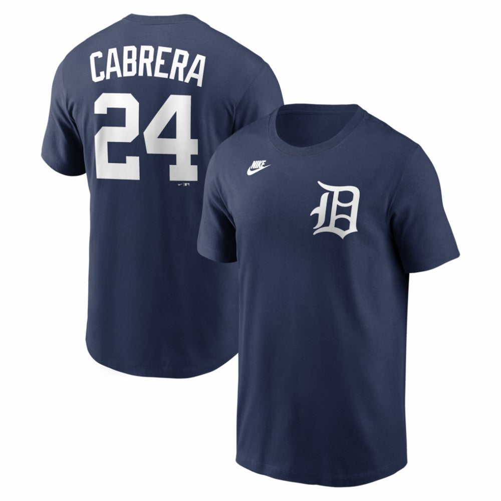 Miguel Cabrera Detroit Tigers Cooperstown Collection Name & Number T-Shirt Navy