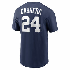 Miguel Cabrera Detroit Tigers Cooperstown Collection Name & Number T-Shirt Navy