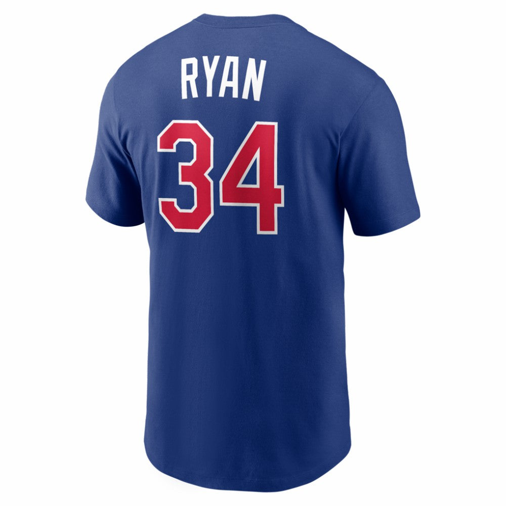 Nolan Ryan Texas Rangers Cooperstown Collection Name & Number T-Shirt Royal